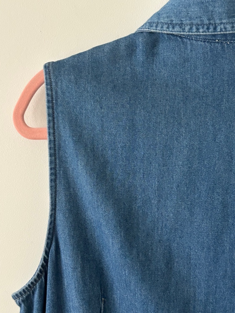 Cherokee 100% Cotton Denim Button Up Maxi Dress - Picture 9 of 13